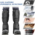 thumbnail image 5 of Polainas de nieve para caminar impermeables y ajustables con correa para el pie para senderismo, caza, mochilero y actividades al aire libre para hombres y mujeres, 5 of 5
