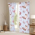 thumbnail image 3 of Homewish Cowgirl Cowboy Kids Black Out Curtains, Cute Princess Bowknot Ribbon Curtains Pack of 2 (42x63 Each), Cartoon Star Print Bedroom Curtains, Living Room Curtains Decor, 3 of 6