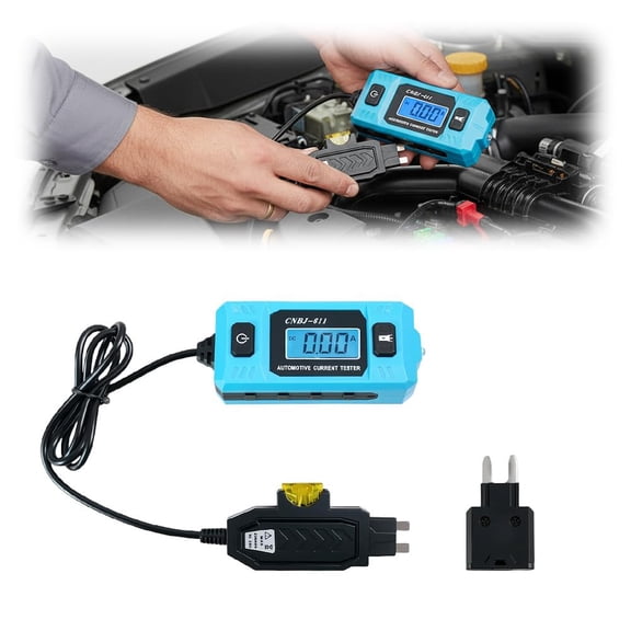 Automotive Circuit Fault Probe Tester,  0.01A~19.99A Fuse Tester, Relay Tester with LED Display for Automotive Vehicle Electrical Circuit Testing
