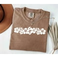 thumbnail image 2 of Comfort Colors Hibiscus Flower T-Shirt - Oversized Boho Hawaii Beach Tee for Women, Summer Vacation Shirt, 2 of 8