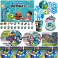 thumbnail image 2 of Decoración personalizada de fiesta de cumpleaños con temática de monstruos universitarios, Pancarta, bandera, globo, regalo para niño y niña, fondo fotográfico para Baby Shower, 2 of 5