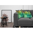 thumbnail image 3 of Ambesonne Abstract Throw Pillow Cover 2 Pack, Spring Flowers, 24", Green Yellow, 3 of 5