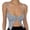Grey, variant on Women Blouses Tops Neck Top Shirts Woman Blouses Women Camisole with Bra Women Women's Lace Crop Top See Through Camisole Sleeveless Patchwork Camisole Shirt