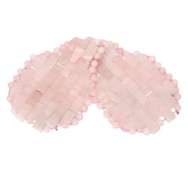 Parche De Piedra Para El Ojo, Almohadilla Para Los Ojos De Piedra De Jade Rosa Fit Skin Para La Piel De Los Ojos Para La Hinchazón