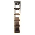 thumbnail image 5 of Seymour 5-tier Bookcase Walnut and Rose Brass, 5 of 5