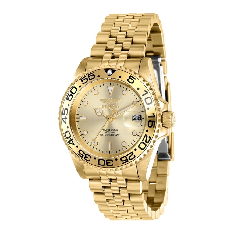 INVICTA Pro Diver Lady Gold Ladies Quartz Watch Amazon.com: Invicta Women main image 4