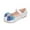 Blue, variant on Toddler Girls Mary Jane Shoes Bow Snowflake Wedding Party Dress Flats Low Heels Ballet Dance Shoes