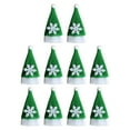 thumbnail image 3 of 10x Portacubiertos Navideños Gorro de Papá Noel Bolsa de Cubiertos Pequeña Gorro de Peluche Tapa de Botella de Vino para Decoración de Fiesta en, 3 of 8