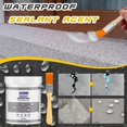 thumbnail image 2 of Jaysuing waterproof glue sealant bathroom kitchen exterior wall anti-leakage water blocking repair free smashing brick leak-proof paint 300g+brush, 2 of 5