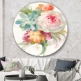 thumbnail image 2 of Designart 'bouquet Français Multicolore II' Art Mural Cercle en Métal Traditionnel - Disque de 36, 2 of 5