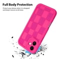 thumbnail image 2 of Funda de teléfono KANGHAR compatible con iPhone 16 de silicona, color rosa intenso, 2 of 6
