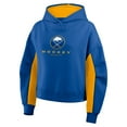 thumbnail image 4 of Women's Fanatics Royal Buffalo Sabres Back Check Boxy Hoodie, 4 of 5