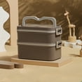 thumbnail image 1 of Yhmxh Kitchen Storage Kitchen Organizer Food Containers Multi-layer Bento Box Plastic Lunch Box Portable for Office Workers Can Be Heated In The Microwave 304 Stainless Steel Student Lunch Box, 1 of 6
