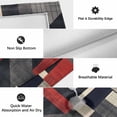 thumbnail image 6 of Red Black Beige Outdoor Rug for Patio/Deck/Porch, Non-Slip Large Area Rug 4 x 6 Ft, Retro Abstract Geometric Striped Art Indoor Outdoor Rugs Washable Area Rugs, Reversible Camping Rug Carpet Runner, 6 of 8