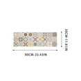 thumbnail image 1 of Sktrjpolfis Adhesive Tile Art Wall Stickers, Waterproof High Temperature Resistant, DIY Decor for Kitchen Bathroom Surfaces, 1 of 5