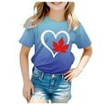 thumbnail image 1 of TZEWGL Chemise Mignonne pour Tout-Petit Été Manches Courtes Col Rond Imprimé Graphique Haut Basique pour Nouveau-Nés Taille 3-4T, 1 of 4
