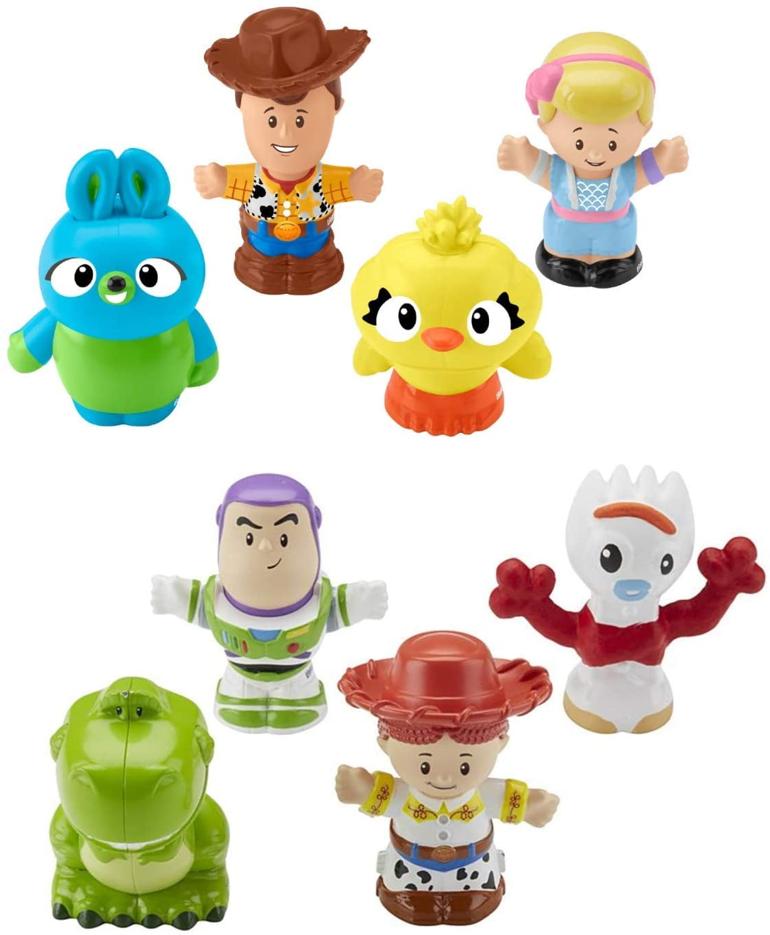Fisher Little People Disney Toy Story 4 Set of 8 Buzz Woody Forky for sale online 
