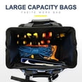 thumbnail image 2 of Backpack, Electrician Tool Bag,Tool backpack, Laptop Compartment, Blue ,FASITE X516, 2 of 5