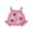 Pink, variant on Newborn Baby Girl Spring Summer Fall Clothes Knit Sweater Romper Overalls Crochet Strawberry Flower Sleeveless Bubble Bodysuit Jumpsuit Playsuit Infant Baby Girl Boy One Piece Outfit