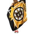 thumbnail image 5 of The Northwest Group  Boston Bruins 46" x 60" Dimensional Micro Raschel Plush Throw Blanket, 5 of 5