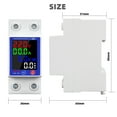 thumbnail image 2 of Mistaha Smart Automatic Reclosing Protector with Four-digit LED Display and Multiple Protections - Easy Installation, Remote Control, and Energy Management, 2 of 7