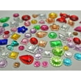 thumbnail image 5 of U8MO 500 Assorted Flatback Acrylic Rhinestone Gems Rivoli Center Mixed Color, 5 of 6