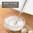 thumbnail image 2 of Milk Frother Handheld Three-Layer of Whisk- Battery Operated Electric Foam Maker for Coffee, Latte, 2 of 5