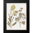 thumbnail image 2 of Goldberger, Jennifer 12x14 Black Modern Framed Museum Art Print Titled - Book-Pressed Flowers I, 2 of 5