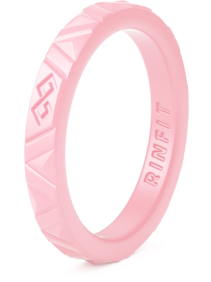 Rinfit Silicone Stackable Ring/Wedding Band For Women