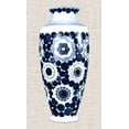 thumbnail image 2 of Unknown 10x14 Black Ornate Wood Framed with Double Matting Museum Art Print Titled - Blue and White Vase V, 2 of 4