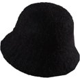 thumbnail image 2 of CoCopeaunts Beanie Hat for Women Winter Warm Plush Bucket Hat Solid Color Knit Hip Hop Casual Elastic Foldable Mens Skull Cap, 2 of 8