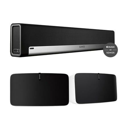 Sonos Multi-Room Digital Music Set with PLAYBAR and PLAY:5 Speakers