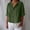 Army Green, variant on Linen Tops for Women Summer V Neck 3/4 Length Sleeve Womens Tops with Button Roll-Up Sleeve Casual Loose Fit Blouses, 2026 New Limit time off
