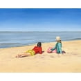 thumbnail image 2 of Miller, Dianne 24x20 Black Ornate Wood Framed with Double Matting Museum Art Print Titled - Beach Vacation IV, 2 of 4
