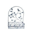 thumbnail image 4 of Hi-Line Gift Ltd. Gray Metal Hanging Plant Holder 2 Pcs Set Outdoor Wall Decor, 4 of 5