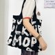 thumbnail image 1 of Bolso de compras de ganchillo para mujer, bolso de punto estético de Color contrastante, bolso diario para mujer, 1 of 6