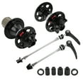 thumbnail image 1 of Gupbes Moyeu de Vélo en Alliage d'Aluminium 4 Roulements Étanches Mountain Bike Disc Frein, 1 of 8