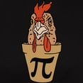 thumbnail image 3 of CafePress - Chicken Pot Pi Women's Dark T Shirt - Women's Traditional Fit Dark T-Shirt, 3 of 4