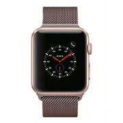 Apple Watch Series 2 - 42mm, WiFi - Rose Gold with Brown Milanese Loop - Scratch & Dent