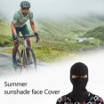 thumbnail image 3 of Tnobhg Cycling Headwear Full Coverage Breathable Quick-Drying Elastic Ice Silk Hat Sun Protection One-piece Molding Motorcycle Headgear Ski Face-Cover Outdoor Accessories, 3 of 8