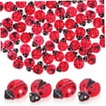 thumbnail image 5 of CIMAXIC 100Pcs Mini Ladybug Figurines for Home Decor, Resin Plastic Ladybugs for , Terrariums, Crafts and Projects, 5 of 7