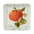 thumbnail image 2 of Certified International Autumn Harvest Set Square Canape/Luncheon Plates, Set Of 4, Small, 2 of 5