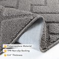 thumbnail image 4 of Felpudo Hicorfe para interiores, duradero, con respaldo de goma antideslizante, 4 of 8