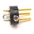 thumbnail image 3 of 3 Pin Male Plug Connector 2-Pack for Shure SM57 SM58 Series d rophones and Many Others… Black, 3 of 4