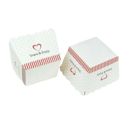 

Panda Superstore PS-HOM2231408011-DORIS01848 Paper Cupcake Baking Cup Square Chiffon Cake & Muffin Cup Red - 100 Piece