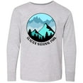 thumbnail image 3 of Inktastic Glacier National Park Montana Mountains Long Sleeve Youth T-Shirt, 3 of 5
