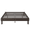 Coffee Brown, variant on Einfach 13.8" Full Size Wooden Bed Frame with Recessed Design and Upgraded Structure, No Box Spring Needed, Black