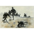 thumbnail image 3 of Fletcher Charles Ransom 18x13 Black Modern Framed Museum Art Print Titled - Forgotten Heroes; Captain Taylor, Troop C, 9th Calvary, Leading a Charge Up the San Juan Hill in the Battle of Cub, 3 of 5