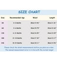 thumbnail image 4 of MIASHUI Baby Girls Onesie Ruffles Sleeveless Bow Print Striped Romper with Headband,Blue,6-12 Months, 4 of 6