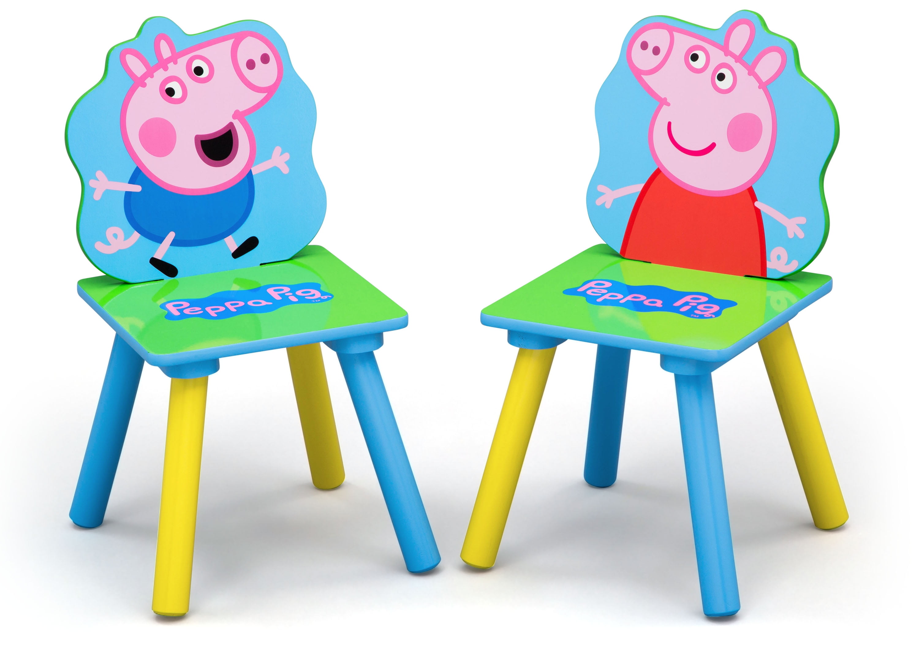 Peppa Pig Wood Kids Storage Table and Chairs Set by Delta Children Beauty Suppliers Online